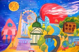 Исаева Варвара, 10 лет, «Волгоград», б., гуашь, «ВОДХГ», г. Волгоград