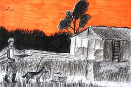 Моргунова Софья, 13 лет, «Разведка», б., смеш. тех., «ДШИ им. Ю.А. Гагарина», г. Котельниково,  Волгоградской обл.
