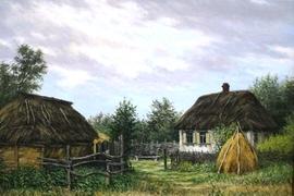 «Вечереет», х., м., 45х41, 2012 г.