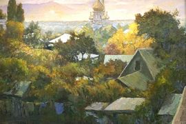 «Последний луч солнца», х., м.,96х76, 2015 г.