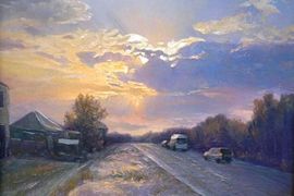 «Вечер», х., м.,50х40, 2023 г.