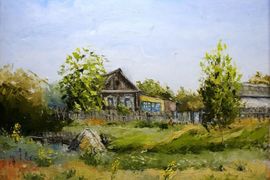  «Июльский полдень», хнк, м., 35х45, 2017 г.