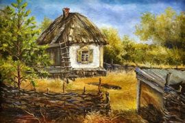  «Подворье», хнк, м., 35х45, 2016 г.
