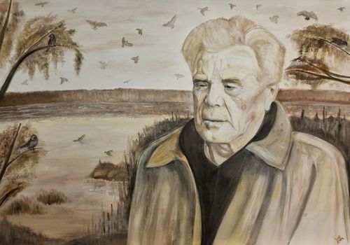 Сизова Софья, 15 лет, «В.П. Аставьев. Родные края», б., гуашь, ДШИ, преп. Карпова Н.П., р.п. Иловля