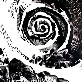 Филимонова Ав Филимонов ВП Тетис лист 6 линогравюра 2019