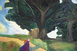 Алтунина Олеся, 14 лет, Копия к картине К. Коро Порыв ветра, б., гуашь, ВОДХГ, г. Волгоград
