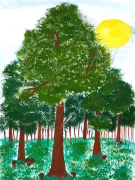 Бородина Маргарита, 12 лет, б., смеш. тех., ДШИ, Октябрьский р-н, Волгоградская обл.