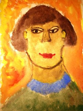 Бутузова Ирина, 8 лет, Портрет, б., гуашь, г. Волгоград