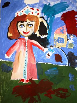 Вязьмина Екатерина, 6 лет, Василиса, б., гуашь, ВОДХГ г. Волгоград