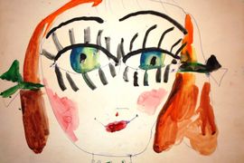 Коробейник Мила, 5 лет, Это я, б., акварель, ВОДХГ г. Волгоград