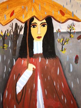 Мамулян Айарпи, 12 лет, Одиночество, б., гуашь, г. Волгоград