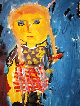 Некляева Мария, 5 лет, Девочка, б., гуашь, ВОДХГ  г. Волгоград