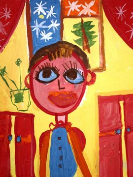 Покатило Стас, 6 лет, Малыш, б., гуашь, Изостудия ДК им. Ю.А. Гагарина, г. Волгоград