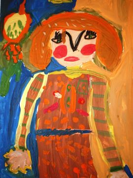 Сумина Наталья, 5 лет, Мама, б., гуашь, ВОДХГ г. Волгоград