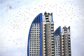 Зуева Марина, 14 лет, Дом, в котором я живу, б., смеш. тех., Волгоградская санаторная школа-интернат Созвездие, г. Волгоград