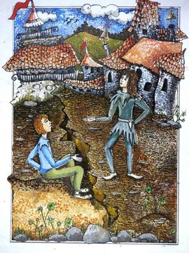 Архарова Ирина, 14 лет, Рони и Борк, б.,смеш.техн., ДШИ №2, г.Волгоград