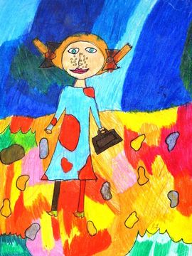 Оттова Петра, 8 лет, Пипи, б.,цв.кар., Основная худ.школа, г.Плзень, Чехия