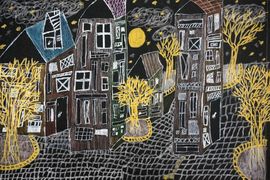 Полякова Елизавета, 10 лет, Ночной Стокгольм, б., смеш.техн., ВОДХГ, г.Волгоград