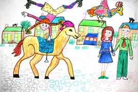 Хлуднева Екатерина, 10 лет, Пеппи длинныйчулок, б., флом., ДШИ №4, г.Волгоград