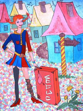 Царикова Виктория, 16 лет, Пеппи длинныйчулок, б., смеш.техн., ДШИ №3, г.Орша, Беларусь