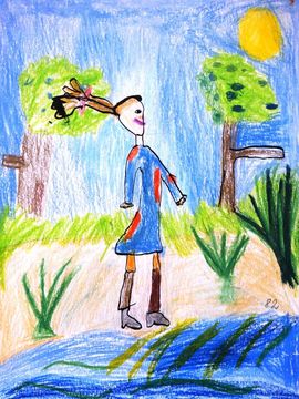 Шевчикова Наталия, 9 лет, Пипи, б., цв.кар., Основная худ.школа, г.Плзень, Чехия