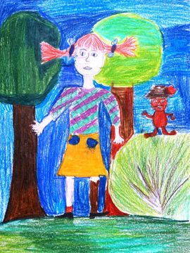 Шинделарова Ева, 9 лет, Пипи, б., цв. кар., Основная худ.школа, г.Плзень, Чехия