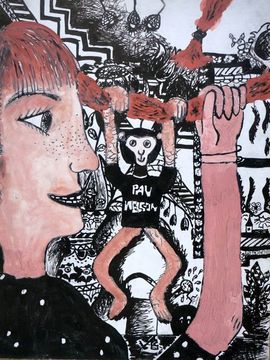 Коуколикова Яна, 13 лет, Пипи, б., смеш.техн., Основная худ.школа, г.Плзень, Чехия