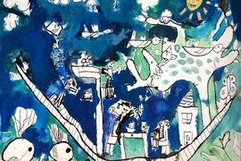 Магдалена Роушалова, 6 лет, Пипи, б.,смеш.техн., Основная худ.школа, г.Плзень, Чехия