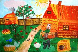 Гриффулина Надежда, 10 лет, Родной край, б., гуашь, Дхш №2, г. Набережные Челны