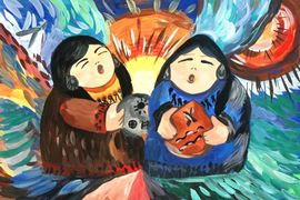 Сидненко Алёна, 13 лет, Талабайки, б., гуашь, МБОУ ДОД ДШИ, с. Верхнепашино