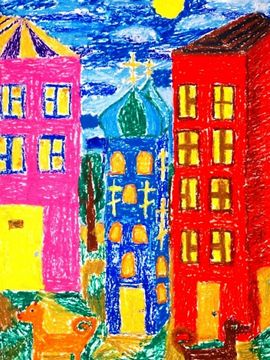 Антимонова Виктория, 9 лет, Московские новостройки, б., пастель, ВОДХГ, г. Волгоград