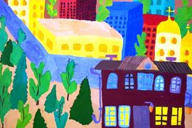 Даниленко Анна, 10 лет, Физиотерапевтическая поликлиника, б., гуашь, ВОДХГ, г. Волгоград