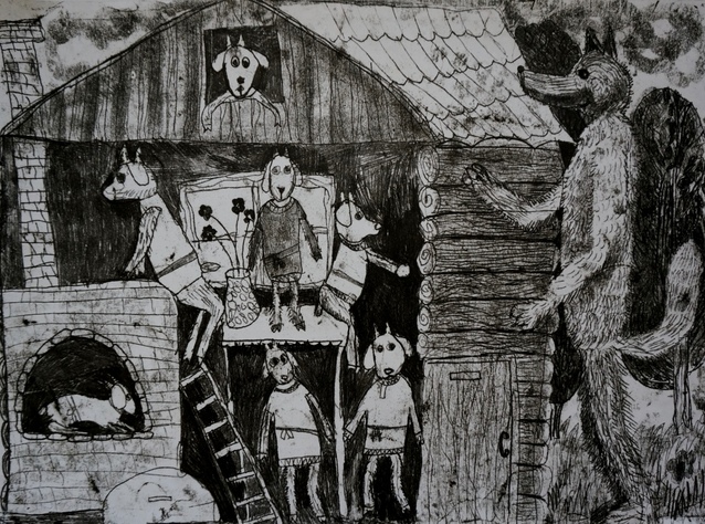 1 место- Трухан Илья, 10 лет, Волк и семеро козлят, диатипия, с.Лузино, Омская область, ДШИ