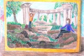 Гусева Злата, 13 лет, Царское село, б., пастель, МОУ ДОД ДХШ №2, г. Липецк