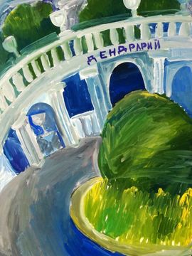 Азарова Милана, 8 лет, В Сочи, б., гуашь, г. Волгоград 