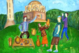 Ибрагимов Виктор, 13 лет, Экскурсия в Булгарах, ДХШ №1, г. Казань