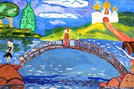 Брылева София, 8 лет, Солнечный день в Геленжике, б., гуашь, ДШИ №33, г. Волгоград
