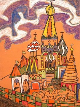 Солонин Николай, 10 лет, Собор Василия Блаженного, б., смеш. тех., ВОДХГ, г. Волгоград