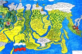 Сулейманов Сергей, 14 лет, Путешествуя по России, б., смеш. тех.,  МОУ СОШ №16, г. Волгоград