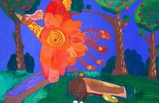 Чепусов Кирилл, 9 лет, Жар - птица, б., гуашь, г. Волгоград