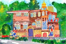 Хорохордина Софья, 10 лет, Старый город, б., гуашь,ДХШ №2, г. Барнаул, преп. Рудакова С.В. 
