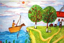 Ясинцкая Елена, 8 лет, Дом моей мечты, б., смеш.тех., г. Волгоград