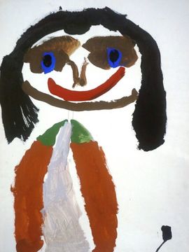 Алшухова Юлия, 5 лет, Портрет, б., гуашь, г. Волгоград