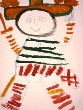 Демьянов Антон, 6 лет, Пират, б., акварель, г. Волгоград