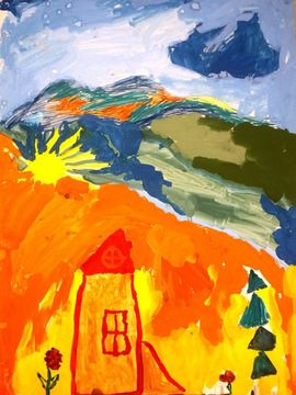 Дрожжин Иван, 5 лет, Лето, б., гуашь, г. Волгоград, ВОДХГ, г. Волгоград