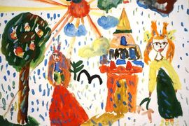 Костаренко Таисия, 5 лет, Белочкина сказка, б., гуашь, г. Волгоград, ДЮЦ Красноармейского р-на