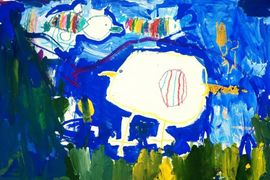Пыльцына Злата, 4 года, Страна птичек, б., смеш. тех., преп. Олейникова Е. П.