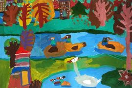 Толкачёва Валерия, 5 лет, Чистые пруды, б., гуашь, г. Волгоград