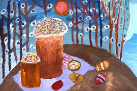 Бочков Мирон, 11 лет, Праздник,б., гуашь, ВОДХГ, г. Волгоград