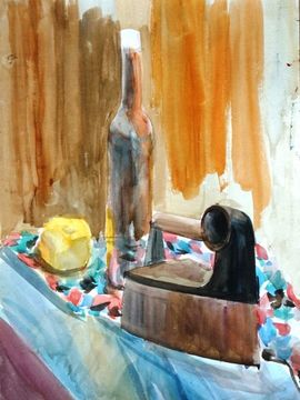 Серёгина Лидия, 8 лет, Натюрморт, б., акварель, ВОДХГ, г. Волгоград